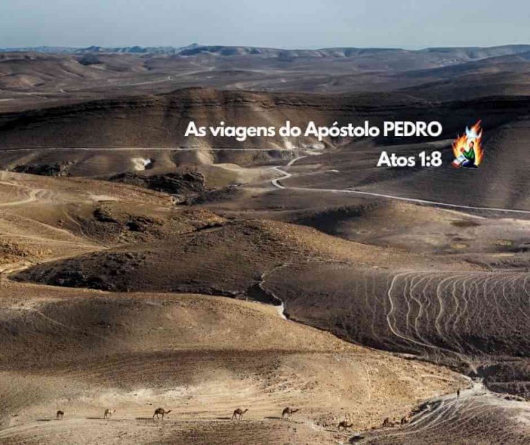 As viagens do Apóstolo PEDRO – Atos 1:8