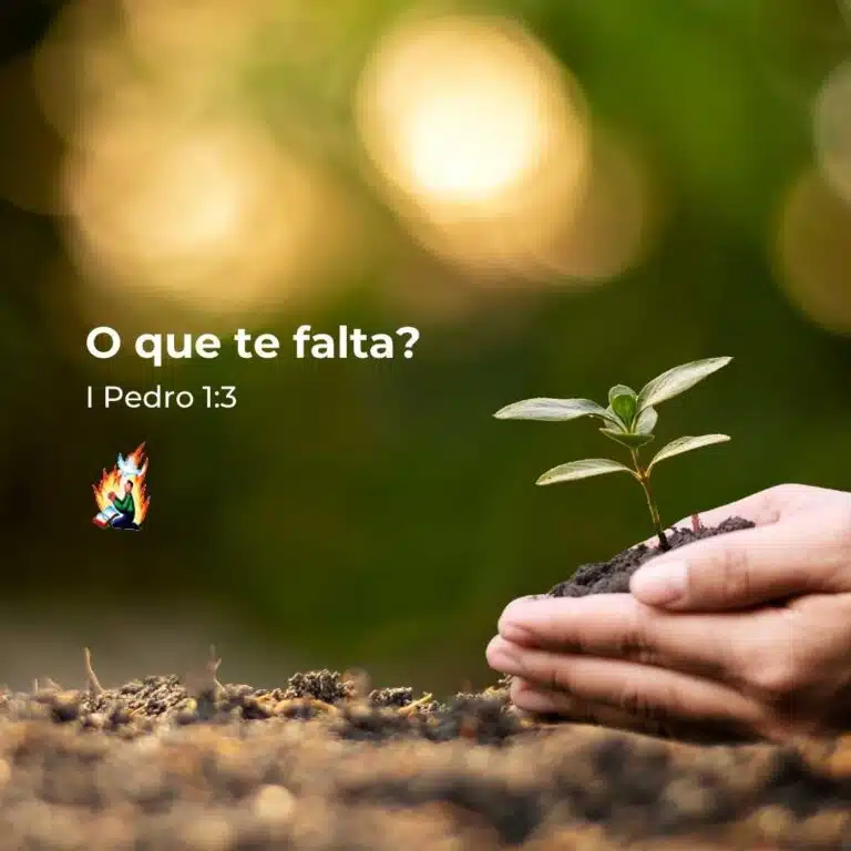 O que te falta? – I Pedro 1:3